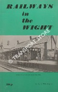 Book cover of Railways in the Wight  by WHITTINGTON, C.J. 